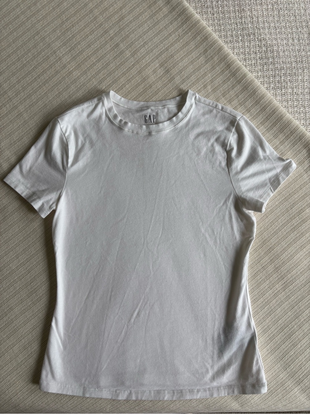 White Crew Tee